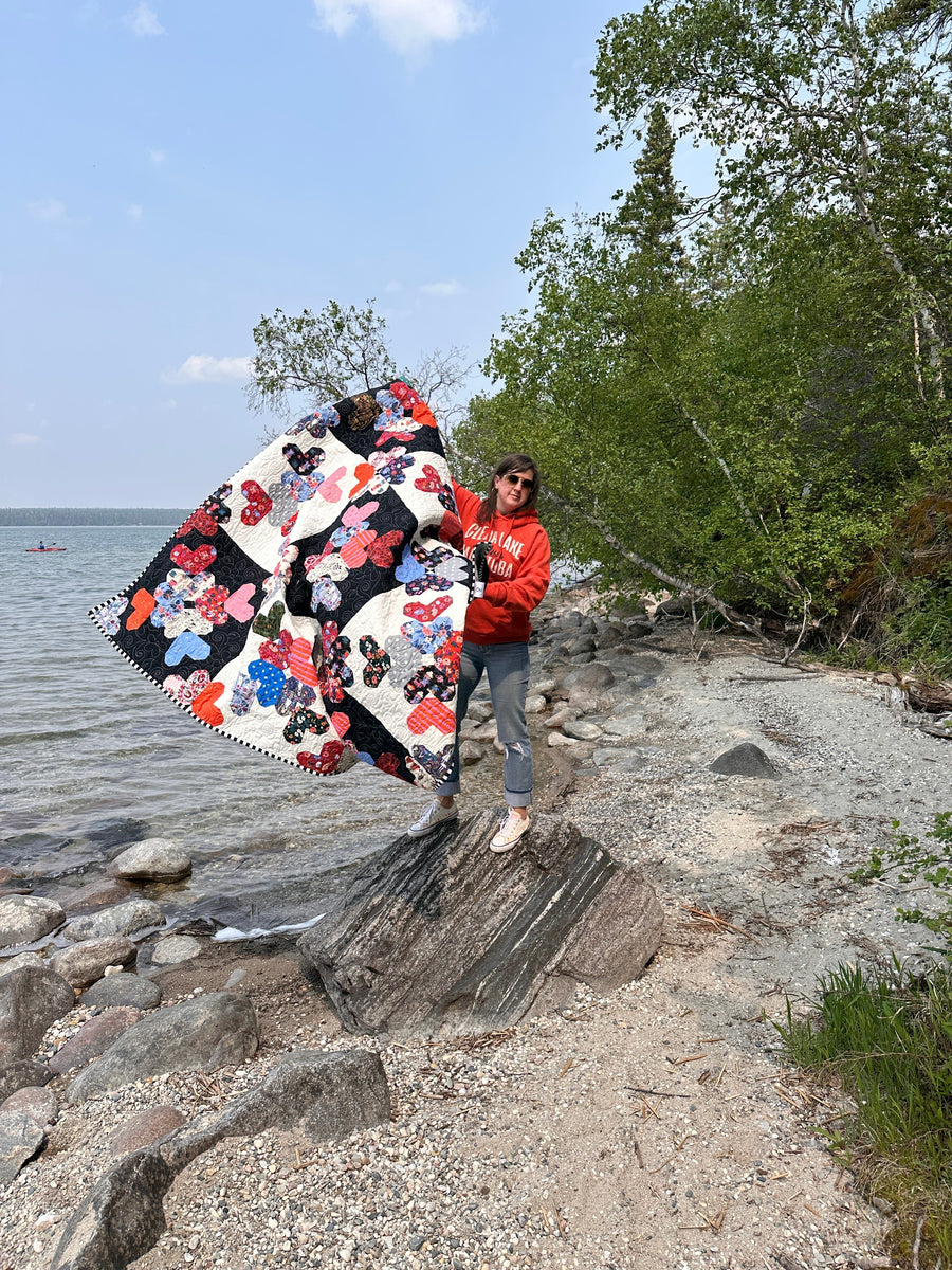 The Becoming Quilt, 2-Background Version – Charlie Bear Quilts