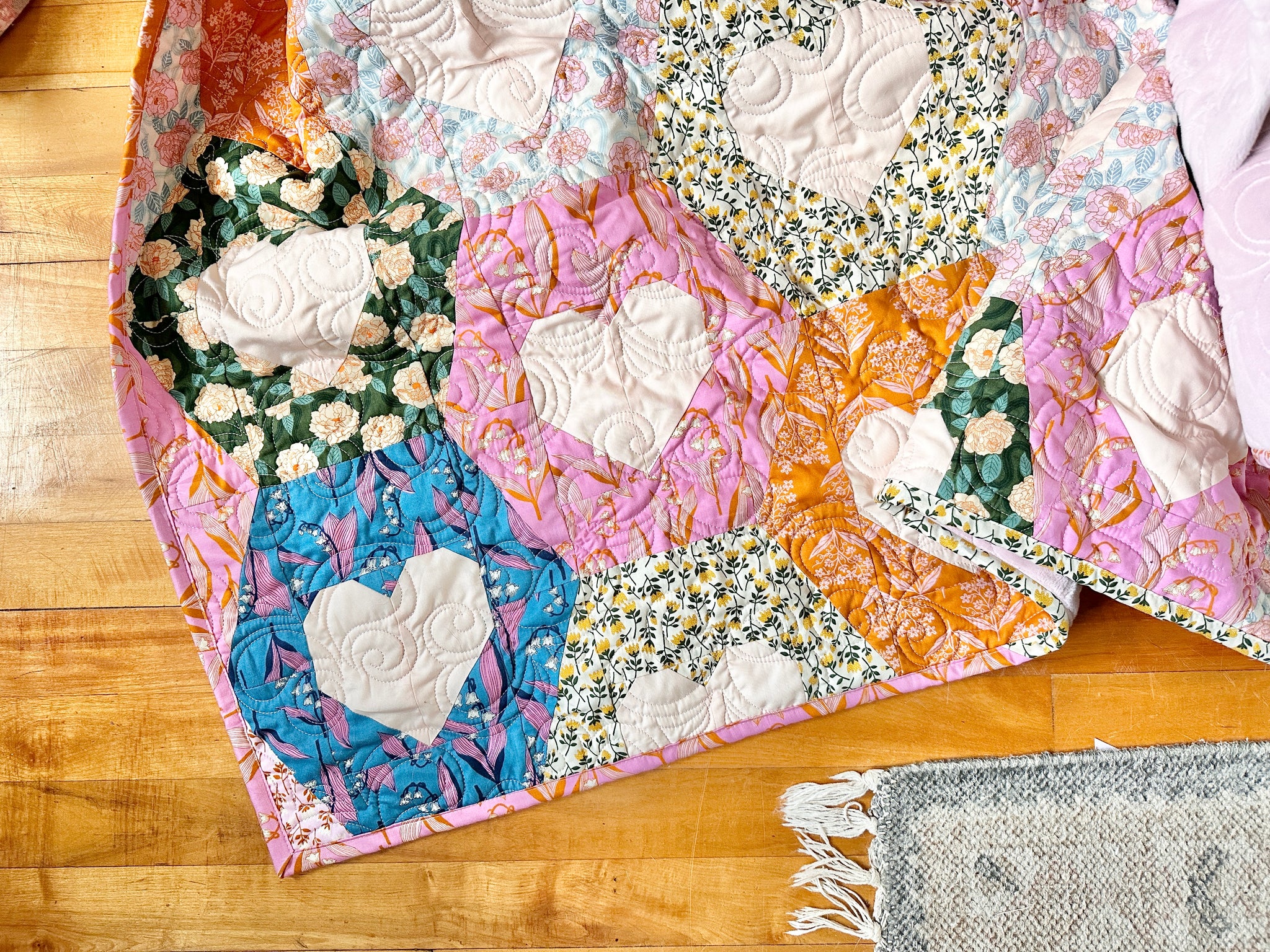 Introducing the Hexy Love Quilt Pattern...