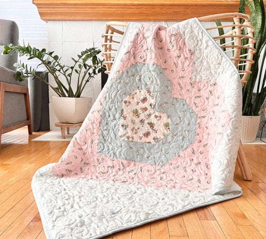 The Warm Heart Quilt in Peter Rabbit & Friends – Charlie Bear Quilts