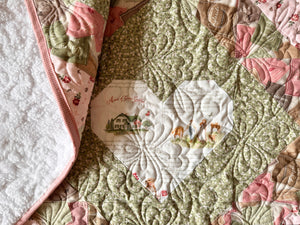Anne with an "e" Bed Runner or Nursery Quilt