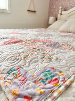 Load image into Gallery viewer, Patchwork Quilt with FREE Sweet Secrets Pillow!
