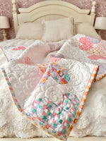 Load image into Gallery viewer, Patchwork Quilt with FREE Sweet Secrets Pillow!
