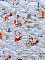 Load image into Gallery viewer, Wild Winter Wholecloth Lap Quilt
