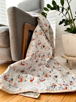 Load image into Gallery viewer, Wild Winter Wholecloth Lap Quilt
