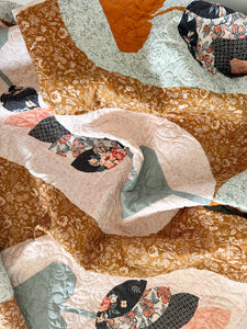 Prairie Love Throw Quilt