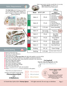 Norway Spruce PDF PATTERN