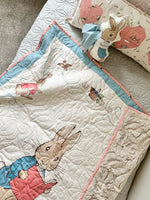 Load image into Gallery viewer, Storybook Wholecloth Quilt with Benjamin Bunny
