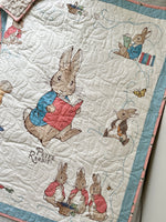 Load image into Gallery viewer, Storybook Wholecloth Quilt with Benjamin Bunny
