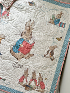 Storybook Wholecloth Quilt with Benjamin Bunny