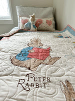 Load image into Gallery viewer, Storybook Wholecloth Quilt with Benjamin Bunny
