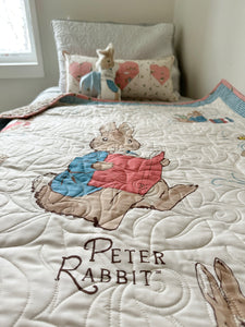 Storybook Wholecloth Quilt with Benjamin Bunny