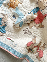 Load image into Gallery viewer, Storybook Wholecloth Quilt with Benjamin Bunny
